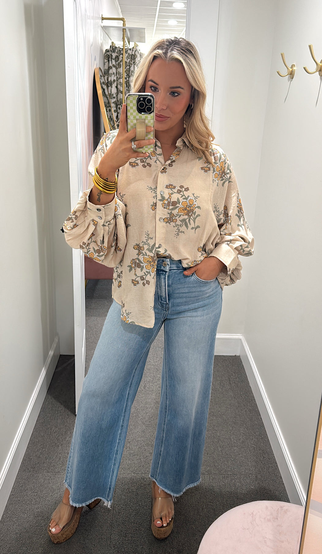 Charming Embrace Floral Blouse