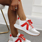 The Kylee Sneaker in Red