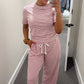 Snuggle Stripe Set - Pink
