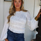 Cinnamon Sweet Scrunched Top