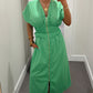 Seafoam Elegance Midi Dress