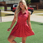 STEWART SIMMIONS - The League Pleated Tennis Romper