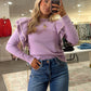 Sunday Embrace Ruffle Sweater
