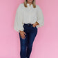 Social Sweetness Blouse in Champagne