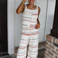 Coastal Stripe Knit Pant Set