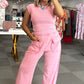 Bubble Gum Pants Set