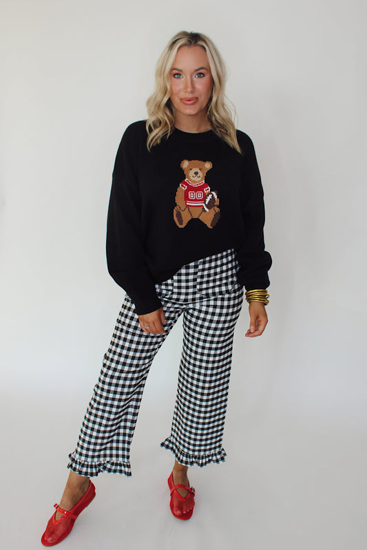 Teddy Bear Game Day Sweater