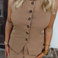 On the Hour Button Down Pant Set