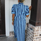 Bluebell Stripe Midi