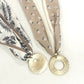 Hart Designs | Neutral Gold Pendant Scarf Necklaces