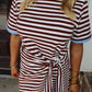 Stripe Tie Knot Mini