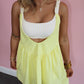 Gingham Dreams Romper - Yellow