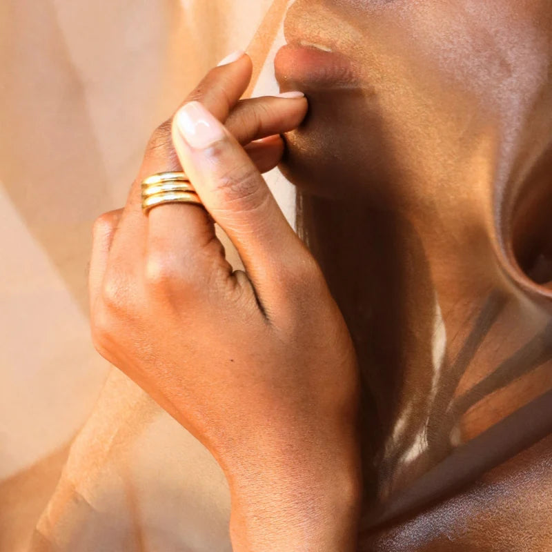 BuDhaGirl - Aura All Weather Rings (Set of 3)