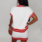 Stewart Simmons - Embroidered Varsity Sweater Set