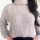 Cable Knit Turtle Neck Sweater