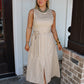 Autumn Harvest Gingham Midi