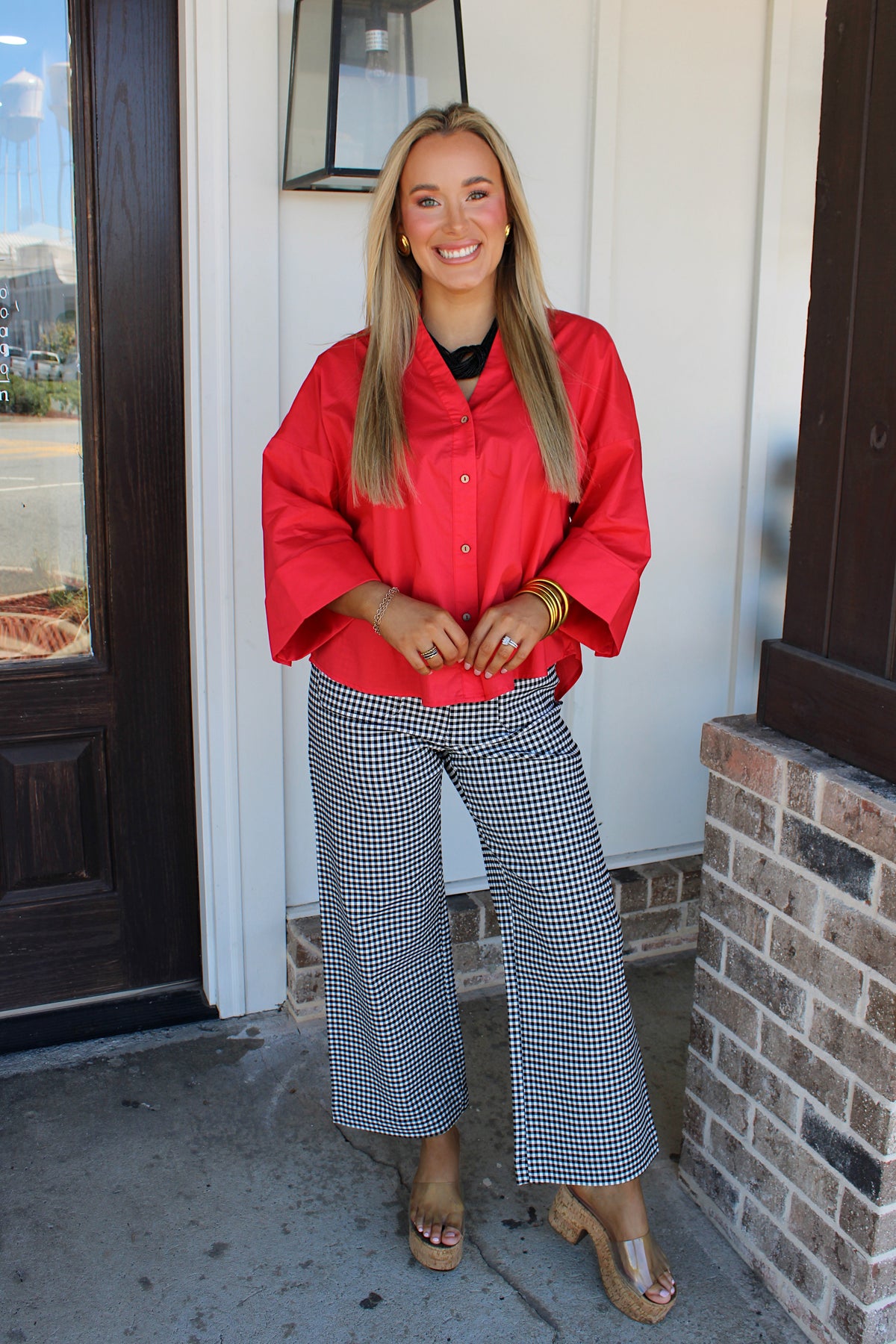 Overtime Blouse - Red