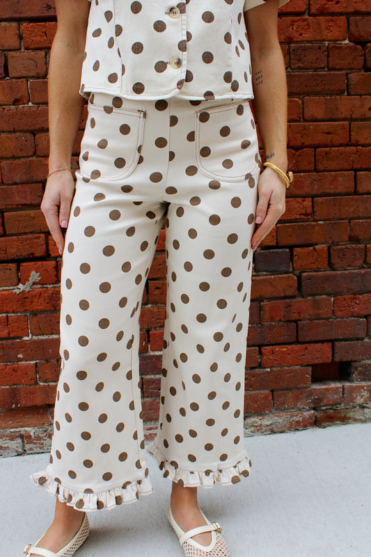 Whimsy Polka Dot Pant Set
