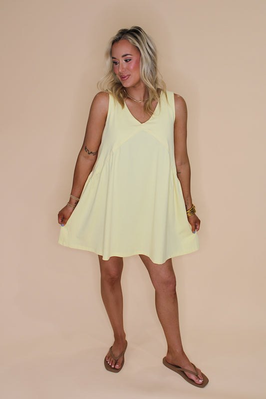 After Beach Breeze Dress - Yellow