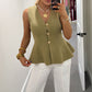 Olive Elegance Top