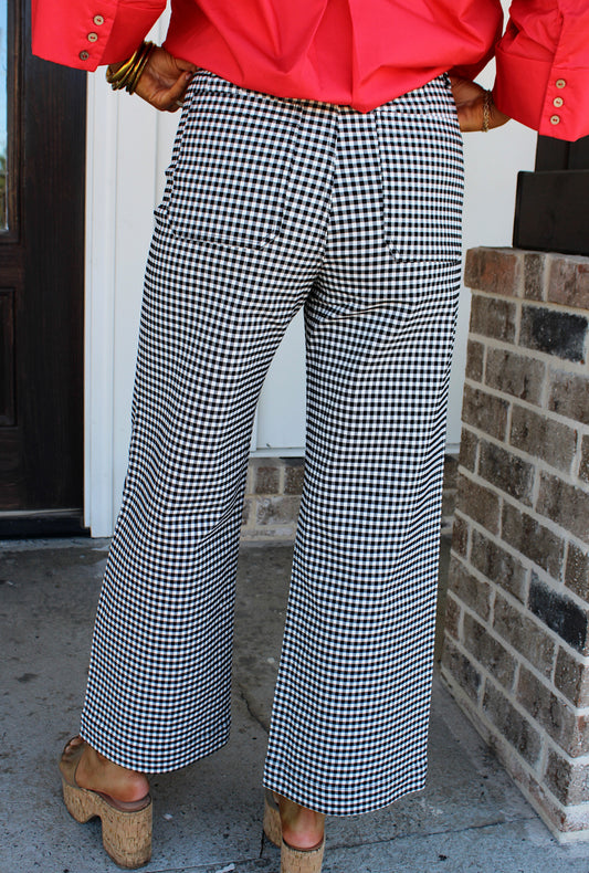 Sweet Victory Gingham Pants