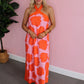 Sunset Seashell Midi Dress