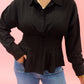 The Ella Top - Black