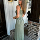 Exchanging Numbers Maxi Dress