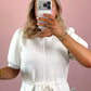 Chic Tie Waist Blouse
