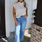 Crisp Morning Knitted Top - Oatmeal