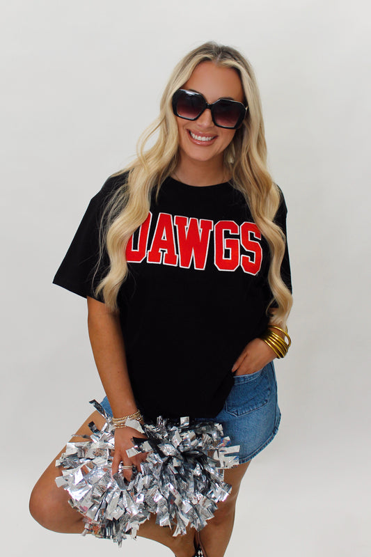 Stewart Simmons - Dawgs Varsity Boyfriend Tee