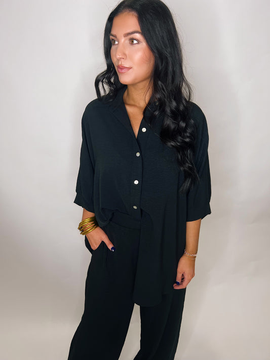 ADRIENNE / Arizona Button Down Blouse