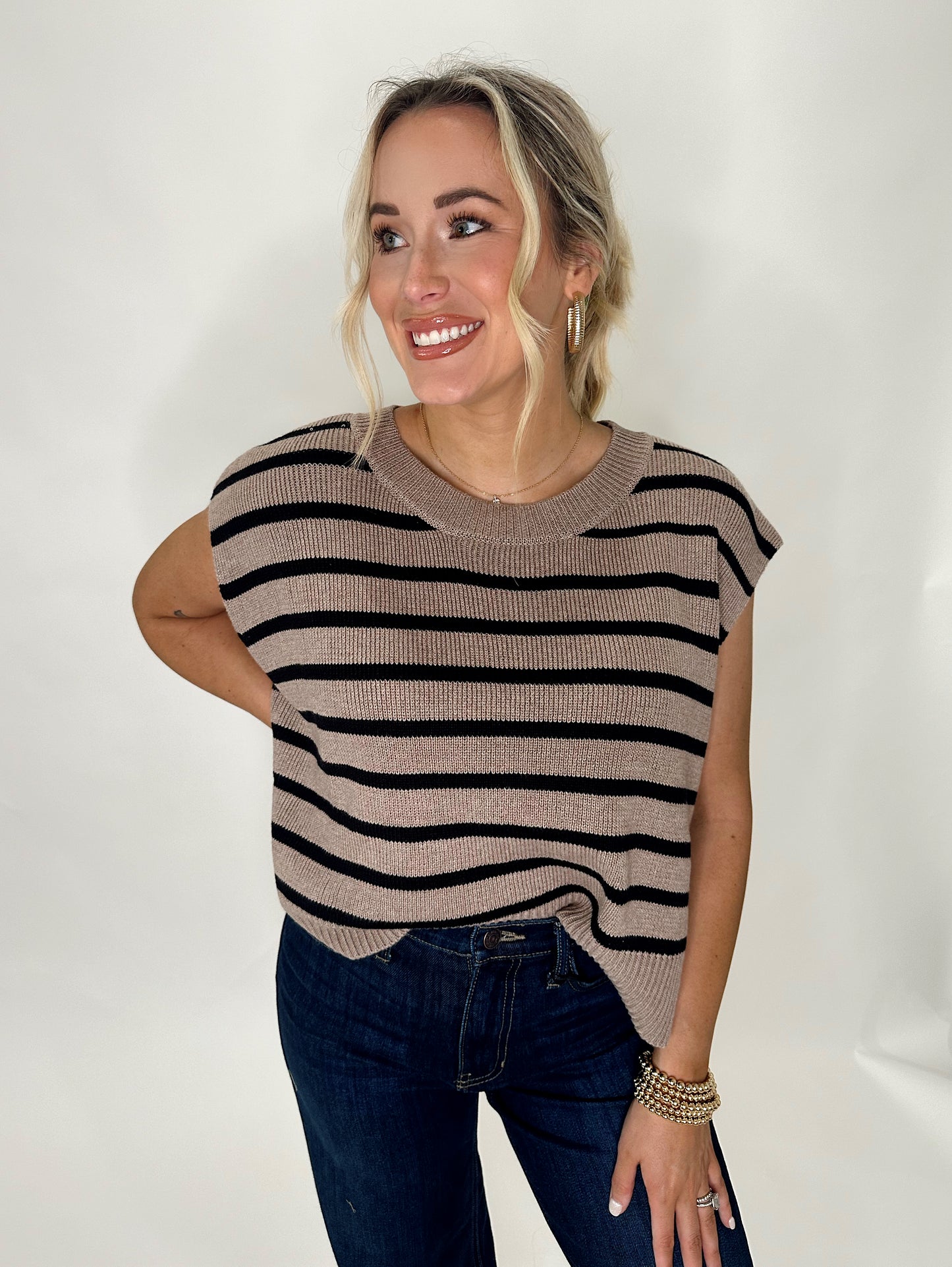 Coffee Run Sweater Top