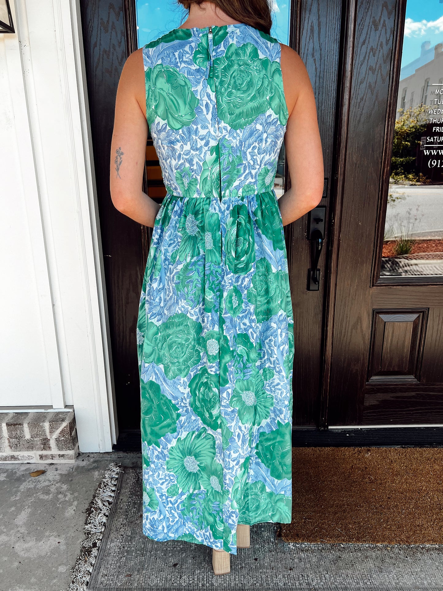 Vineyard Stroll Midi Dress