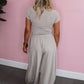 The Off Duty Pant Set - Gray