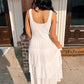 All The Sway White Midi Dress