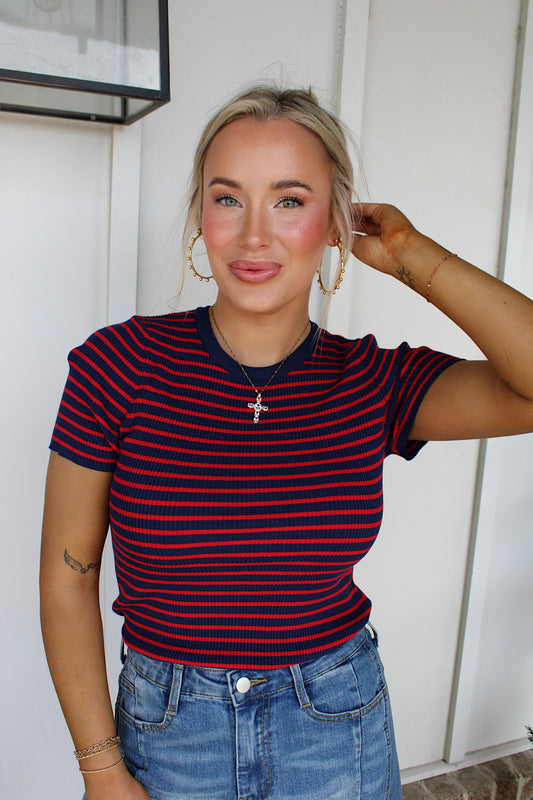 The Anchor Stripe Top