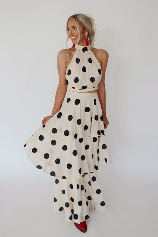 Polka Dot Skirt Set