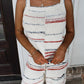 Coastal Stripe Knit Pant Set