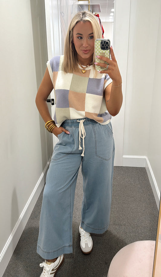 The Hallie Checkered Top