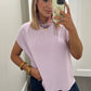 Easy Going Top in Lavender