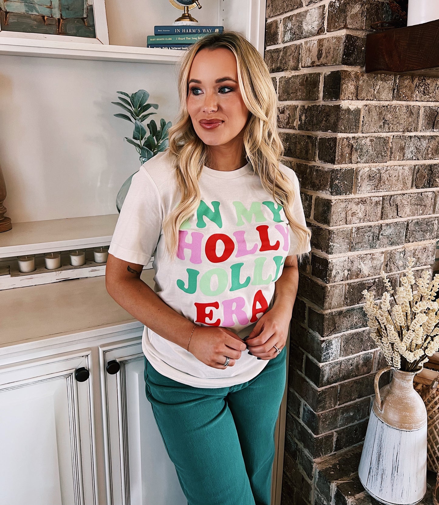 In Our Holly Jolly Era Tee