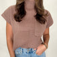 So Chic Sweater Top in Mocha