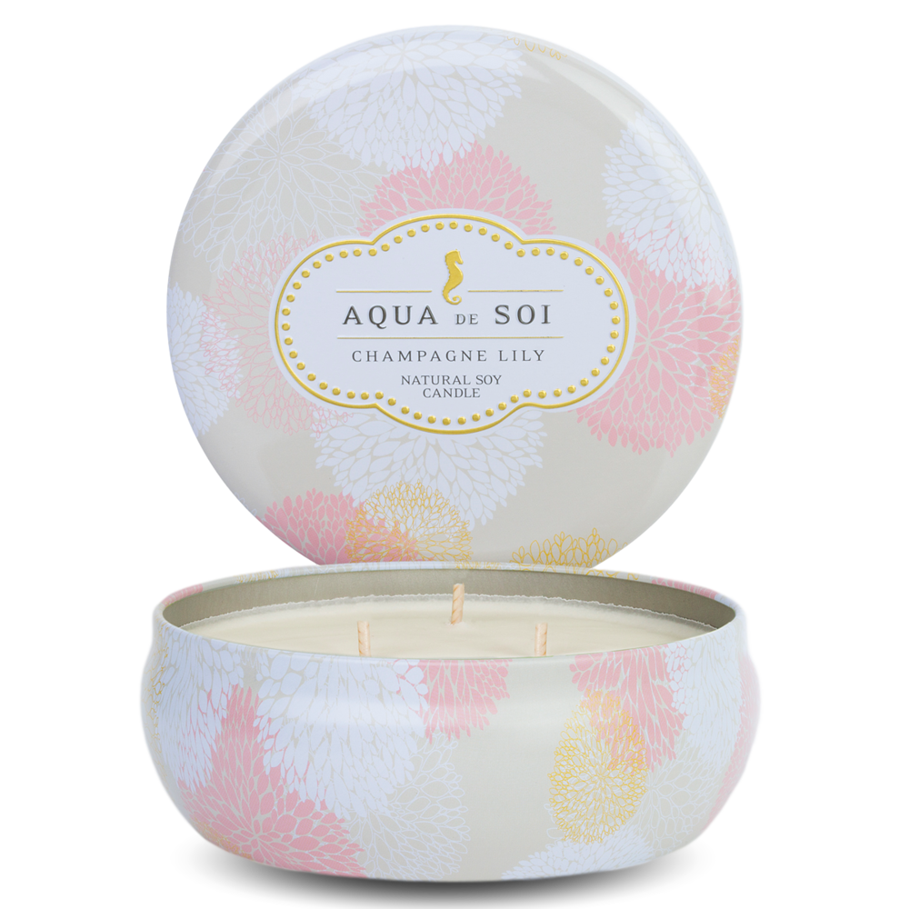 21 Oz Three Wick Aqua De SOi - Soy Candle