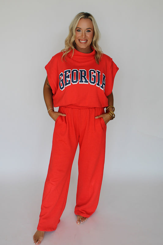 Mock Neck GEORGIA Pants Set
