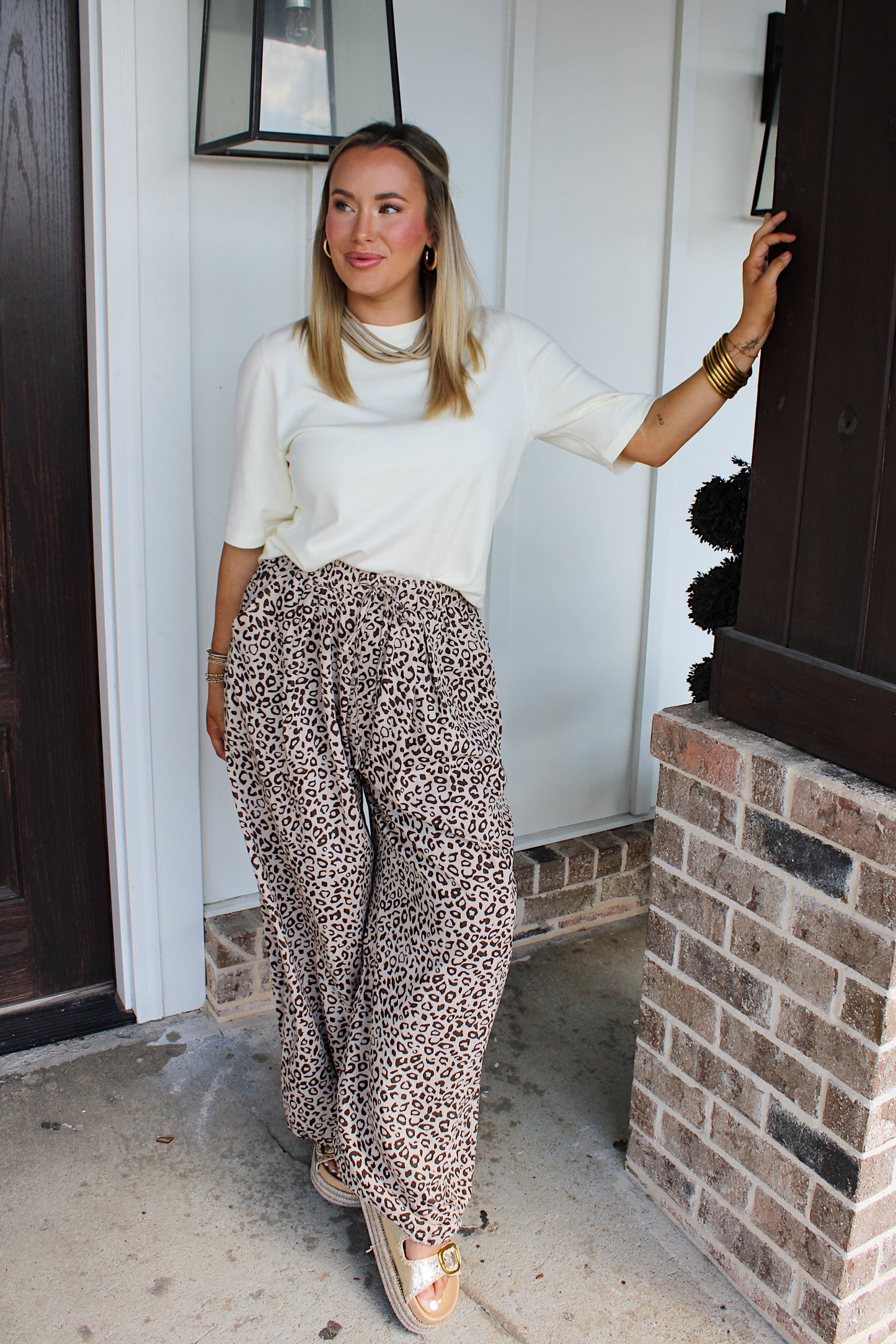Leopard Balloon Pants