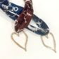 Hart Designs | Chain Scarf Necklaces in Navy & Brown