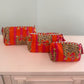 Quilted Tiger Toiletry Bags