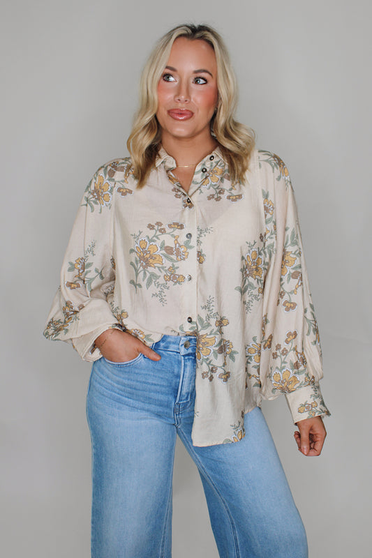 Charming Embrace Floral Blouse