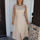 Autumn Harvest Gingham Midi